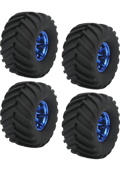 4 Adet 1/10 Ölçekli Canavar Kamyon Lastikleri Rc Araba Lastiği ve Tekerlekler Için 1/10 Uzaktan Kumanda Araba (Yurt Dışından) fırsatları