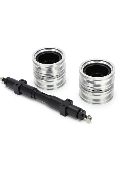 Metal Güçsüz Arka Aks Metal Arka Tekerlek Göbeği Tamiya 1/14 Traktör Yarı Römork Kamyonu Için 120MM Aks Uzunluğu (Yurt Dışından)