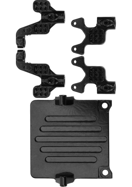 Alüminyum Alaşımlı Alıcı Raf Amortisör Braketi Axial SCX24 90081 1/24 Rc Araba Içinsiyah (Yurt Dışından) modelleri