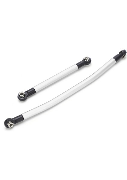 Alüminyum Alaşımlı Direksiyon Bağlantı Bağlantı Rot Takımı Eksenel SCX10 90046 90047 Rc Araba Gümüş (Yurt Dışından) fiyatları