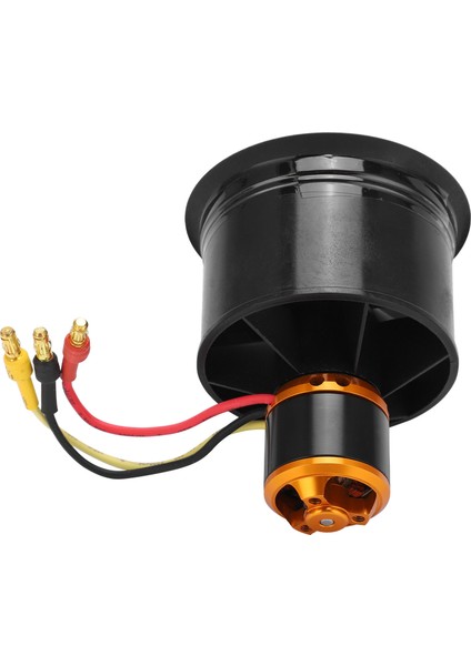 Qxmotor 50MM Edf 12 Bıçaklı Klı Fan QF26114600KV 34S Fırçasız Motor Rc Uçak Için (Ccw ) (Yurt Dışından)