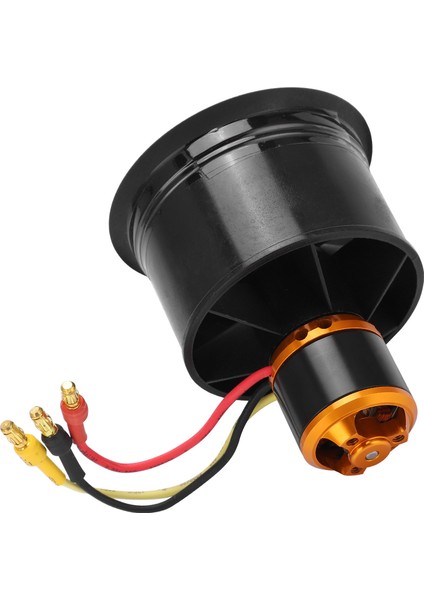 Qxmotor 50MM Edf 12 Bıçaklı Klı Fan QF26114600KV 34S Fırçasız Motor Rc Uçak Için (Ccw ) (Yurt Dışından)