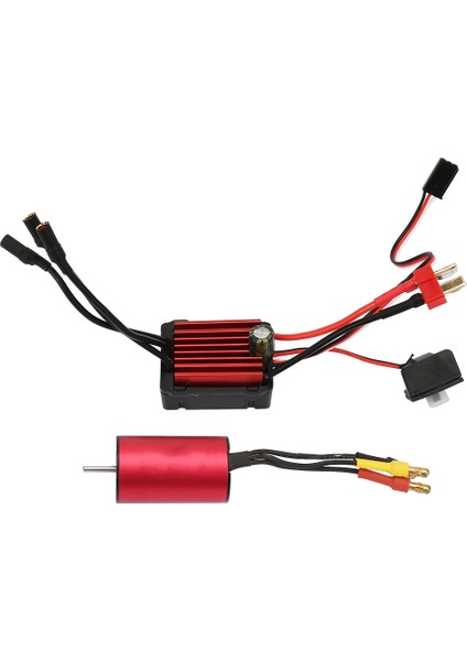 Aşmak 4000KV 2440 Motor ve KS35A Su Geçirmez Fırçasız Esc Combo Set Rc Model Araba Için (Yurt Dışından)