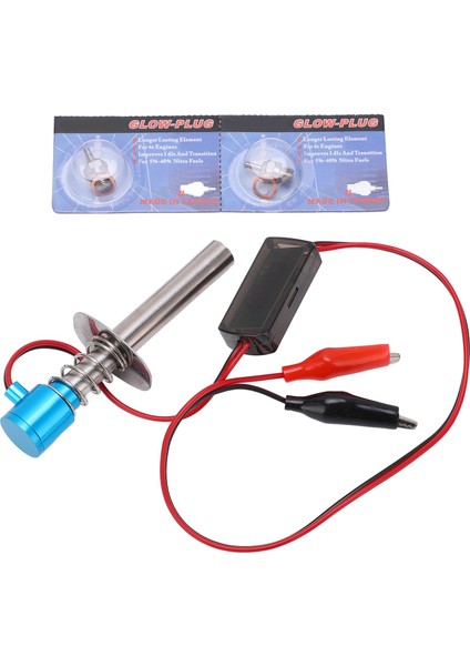 6‑12V Rc Araba Ateşleme Takımı, Motorlu Uçak Arabası Için N4 Sıcak Kızdırma Bujisi Contası ile Modelblue (Yurt Dışından)