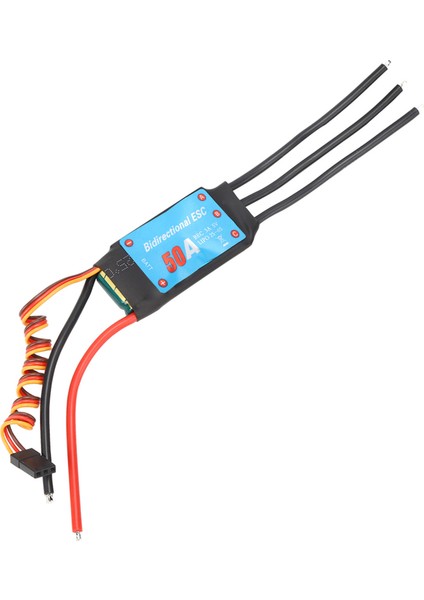 Rc Araba Gemi Sualtı Pervanesi Için Iki Yönlü Fırçasız Esc Hız Kontrol Cihazı (50A) 50A (Yurt Dışından)