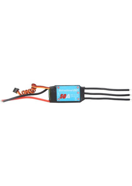 Rc Araba Gemi Sualtı Pervanesi Için Iki Yönlü Fırçasız Esc Hız Kontrol Cihazı (50A) 50A (Yurt Dışından)
