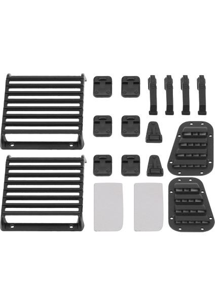 Ön Lamba Koruma Giriş Izgarası Kapı Motor Kapağı Menteşe Dekoru Traxxas Trx4 Defender 1/10 Rc Paletli Araba Için Uygun (Yurt Dışından) fırsatları