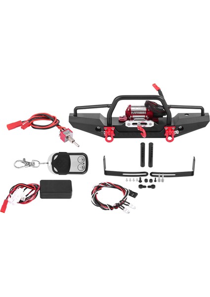Alüminyum Alaşımlı Ön Tampon Için Vinç ile Traxxas Trx-4 Rc Araba Paletli Yükseltme Kısmı (Yurt Dışından)