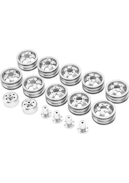Alüminyum Alaşımlı Metal Tekerlek Göbeği Wpl B24 B36 1/16 6WD Askeri Paletli Araç Tekerlek Jantları Hubsilver (Yurt Dışından) fiyatları