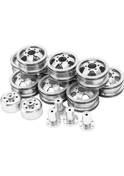 Alüminyum Alaşımlı Metal Tekerlek Göbeği Wpl B24 B36 1/16 6WD Askeri Paletli Araç Tekerlek Jantları Hubsilver (Yurt Dışından) modelleri