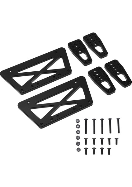 Rc Metal Alaşımlı Şasi Kaldırma Plakası Seti Kiti Axial SCX10 1/10 Rc Model Araba Parçalarısiyah (Yurt Dışından)