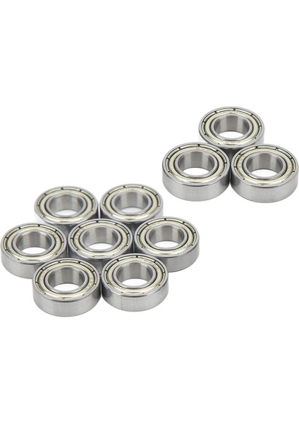 10 Adet Rc Metal Bilyalı Rulmanlar Yüksek Hızlı Rulman 1/10 1/8 Uzaktan Kumanda Araba Yükseltme Parçası Aksesuarları (Yurt Dışından)