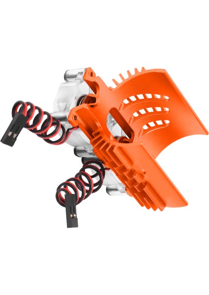 Çift Fanlı Motor Soğutma Radyatörü Çift Fanlı Motor Isı Emici 40‑42MM 1/8 Rc Araba Için Turuncu (Yurt Dışından) modelleri