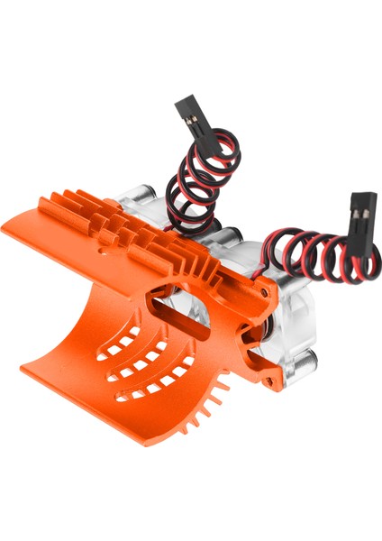 Çift Fanlı Motor Soğutma Radyatörü Çift Fanlı Motor Isı Emici 40‑42MM 1/8 Rc Araba Için Turuncu (Yurt Dışından) indirimleri