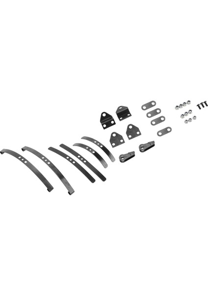 Ön Yaprak Tipi Süspansiyon Seti Çelik Siyah Rc1:14 Araba Parçaları Tamiya 1/14 Kamyon Için Uygun (Yurt Dışından) modelleri