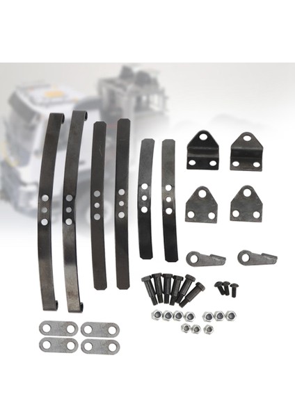Ön Yaprak Tipi Süspansiyon Seti Çelik Siyah Rc1:14 Araba Parçaları Tamiya 1/14 Kamyon Için Uygun (Yurt Dışından) fırsatları