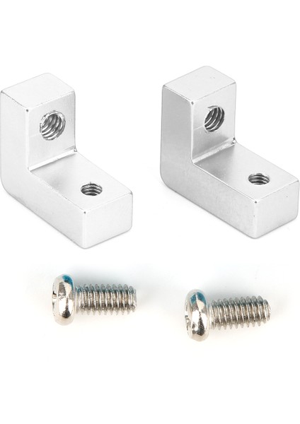 2 Adet Servo Plaka Alüminyum Alaşımlı Servo Montajı Rgt 136100 1/10 Rc Araba Gümüş 680023S Için Uygun (Yurt Dışından)