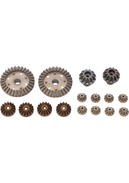 Rc Diferansiyel Dişli Toz Alaşımlı Motor Sürüş Planet Dişliler Wltoys 144001 144002 124018 124019 124017 (Yurt Dışından)
