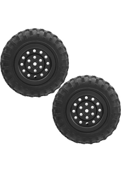 55MM/2.2IN Rc Kamyon Lastikleri Vidalı Alüminyum Alaşımlı Ka Kaymaz Wpl D12 1/10 (Siyah Bl) (Yurt Dışından) fırsatları