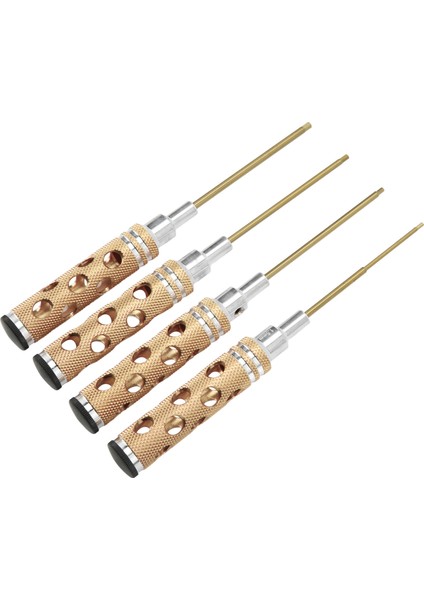 4 Adet Hex Sürücü Anahtarı Seti 1.5 mm 2.0 mm 2.5 mm 3.0 mm Rc Hex Soket Tornavida Rc Model Araç Tekne Altın (Yurt Dışından) modelleri