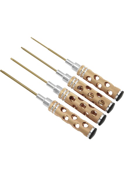 4 Adet Hex Sürücü Anahtarı Seti 1.5 mm 2.0 mm 2.5 mm 3.0 mm Rc Hex Soket Tornavida Rc Model Araç Tekne Altın (Yurt Dışından) fırsatları