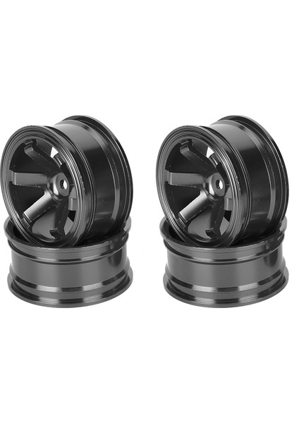 Alüminyum Alaşımlı Tekerlek Göbeği Jantlar Yedek Parçalar Aksesuarlar 1/10 Rc Flat Running Drift Arabasına Uygun 5 Kollu Siyah (Yurt Dışından) fiyatları