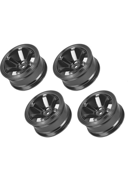 Alüminyum Alaşımlı Tekerlek Göbeği Jantlar Yedek Parçalar Aksesuarlar 1/10 Rc Flat Running Drift Arabasına Uygun 5 Kollu Siyah (Yurt Dışından) fırsatları