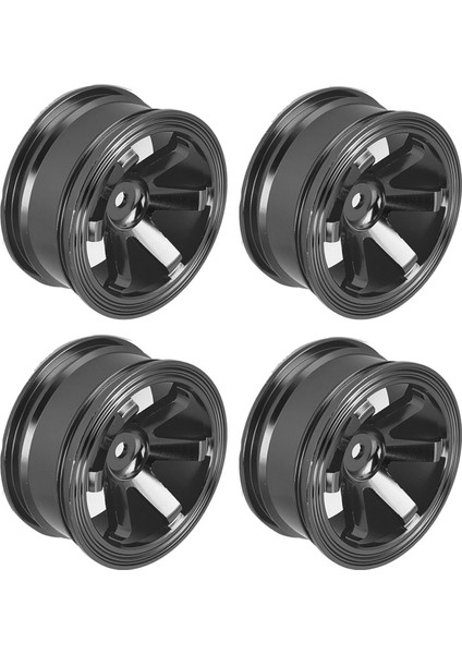 Alüminyum Alaşımlı Tekerlek Göbeği Jantlar Yedek Parçalar Aksesuarlar 1/10 Rc Flat Running Drift Arabasına Uygun 5 Kollu Siyah (Yurt Dışından) indirimleri