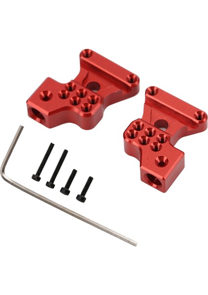 2 Adet Metal Alüminyum Alaşımlı Arka Amortisör Kulesi Axial SCX24 1/24 Rc Araba Yükseltmeleri Partsred (Yurt Dışından)