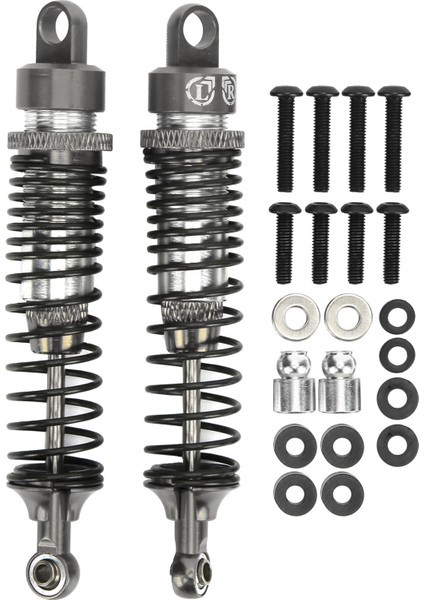 2 Adet 100MM Rc Metal Amortisör Damper Seti Hsp / Rgt / Himoto / Redcat 1/10 Rc Araba Gümüş (Yurt Dışından)