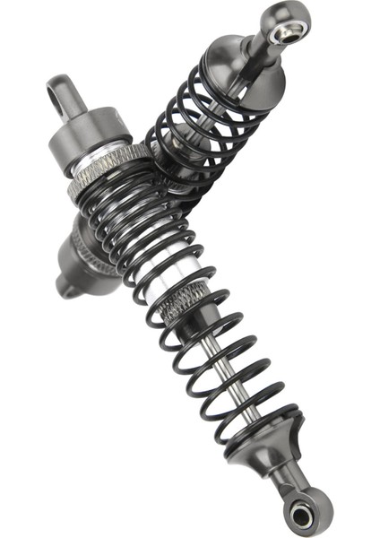 2 Adet 100MM Rc Metal Amortisör Damper Seti Hsp / Rgt / Himoto / Redcat 1/10 Rc Araba Gümüş (Yurt Dışından)