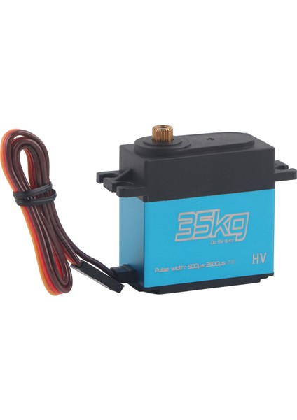 2 Adet 35KG Çekirdeksiz Motor Dijital Servo Tam Metal Dişli Servo Su Geçirmez 1/8 1/10 Rc Araba Için (Yurt Dışından)