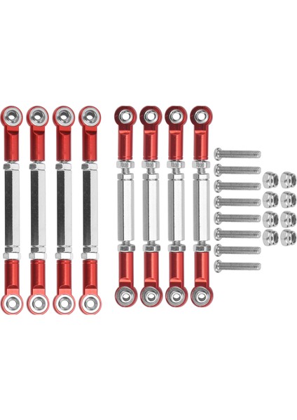 Rc Direksiyon Servo Çekme Çubuğu Metal Bağlantı Kolu Bağlantı Çubuğu Uçları Wpl/mn/feiyured Için (Yurt Dışından)