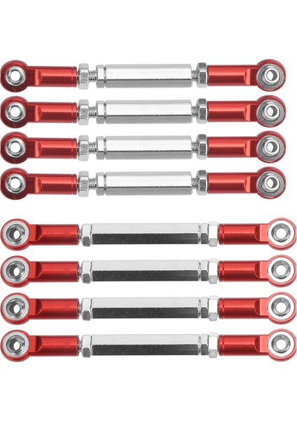 Rc Direksiyon Servo Çekme Çubuğu Metal Bağlantı Kolu Bağlantı Çubuğu Uçları Wpl/mn/feiyured Için (Yurt Dışından) modelleri