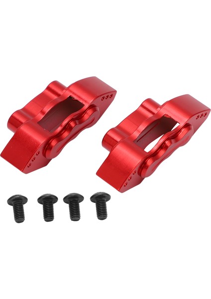 2 Adet/takım Metal Ön Arka Fren Diski Kaliperleri Losı Super Baja Rey 1/6 Rc Araba Yükseltme Parçalarıkırmızı (Yurt Dışından)