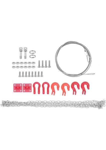 Rc Araba Evrensel Kurtarır Toka Römork Zincir Römork Halat Rc Model Araba Aksesuarları (Yurt Dışından)