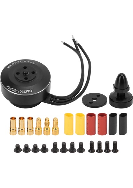 Su Geçirmez 12N14P QM3507 580KV Fırçasız Motor Multicopter Için Uzaktan Kumandalı Drone Accessoriesccw (Yurt Dışından)