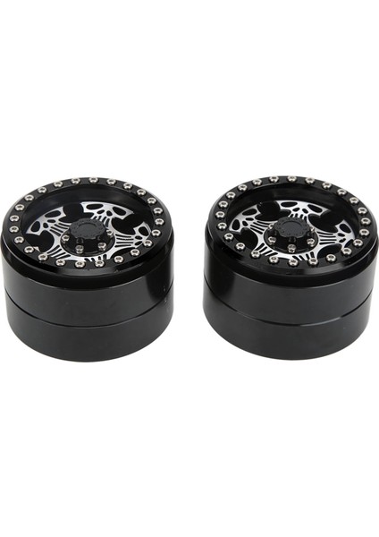 2 Adet 2.2 Inç Rc Alüminyum Beadlock Tekerlek Jantları 5 Kollu Metal Tekerlek Göbeği Axial SCX10 1/10 Rc Paletli Araba Içinsiyah (Yurt Dışından) fiyatları