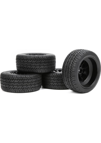 4 Adet Rc Kısa Mesafe Kamyon Lastiği Lastik Jant Rc Aksesuarı 1/10 Traxxas Slash'e Uygun (10044) (Yurt Dışından) fiyatları