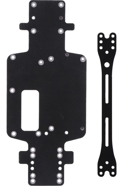 Cam Elyaf Ana Şasi Rc Araba Alt Gövde Kiti Wl 1/28 K969 K989 P929SIYAH (Yurt Dışından)