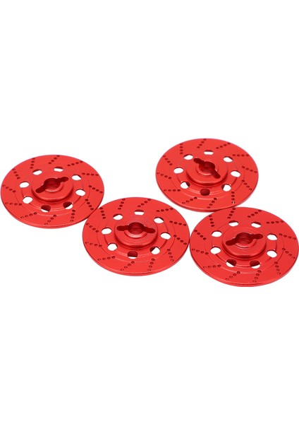 Rc Araba Fren Diski Seti Alüminyum Alaşımlı Jant Altıgen Göbek Fren Diski M4 Kilit Somunları ile Rc Yol Yarışı Içinkırmızı (Yurt Dışından) fiyatları