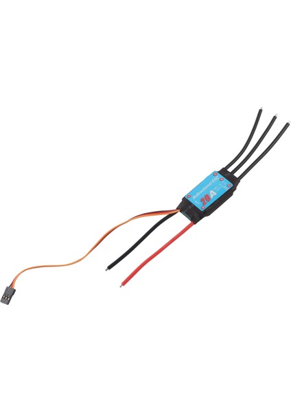 Rc Araba Gemisi Sualtı Pervanesi Için Iki Yönlü Fırçasız Esc Hız Kontrol Cihazı (20A) (Yurt Dışından)