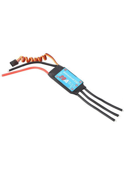 Rc Araba Gemisi Sualtı Pervanesi Için Iki Yönlü Fırçasız Esc Hız Kontrol Cihazı (20A) (Yurt Dışından)