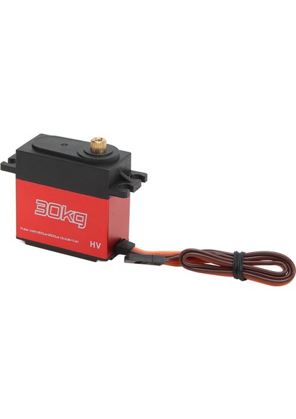 Rc 30KG Servo Alüminyum Alaşımlı Su Geçirmez Hızlı Tepki Anti Parazit Rc Direksiyon Motoru ile 25T Metal Servo Kol (Yurt Dışından) modelleri