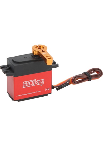 Rc 30KG Servo Alüminyum Alaşımlı Su Geçirmez Hızlı Tepki Anti Parazit Rc Direksiyon Motoru ile 25T Metal Servo Kol (Yurt Dışından) indirimleri