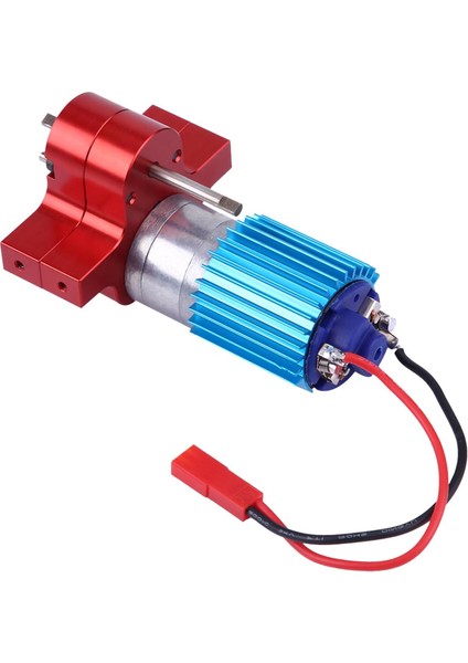 Hız Değişimi Dişli Kutusu Metal Şanzıman Ile 370 Fırça Motoru Için Wpl 1633 Rc Araba (Kırmızı) (Yurt Dışından)