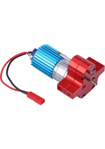 Hız Değişimi Dişli Kutusu Metal Şanzıman Ile 370 Fırça Motoru Için Wpl 1633 Rc Araba (Kırmızı) (Yurt Dışından)
