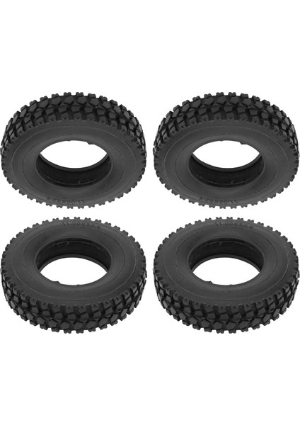 4 Adet 20MM Genişliğinde Kırılmış Taş Desenli Lastik Tamiya Traktör Kamyon 1/14 Rc Araba Siyah (Yurt Dışından) modelleri