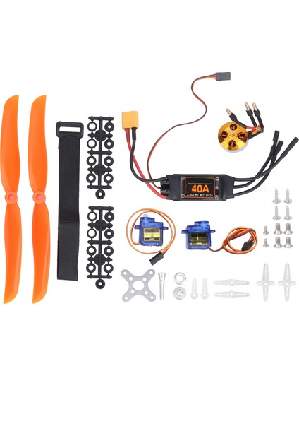 2212 KV1400 Motor 40A XT60T Esc SG90 Servo 8060 Pervane Kiti Rc Drone Uçak Fpv Için (Yurt Dışından)