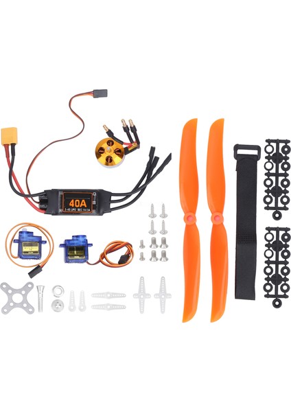 2212 KV1400 Motor 40A XT60T Esc SG90 Servo 8060 Pervane Kiti Rc Drone Uçak Fpv Için (Yurt Dışından) modelleri